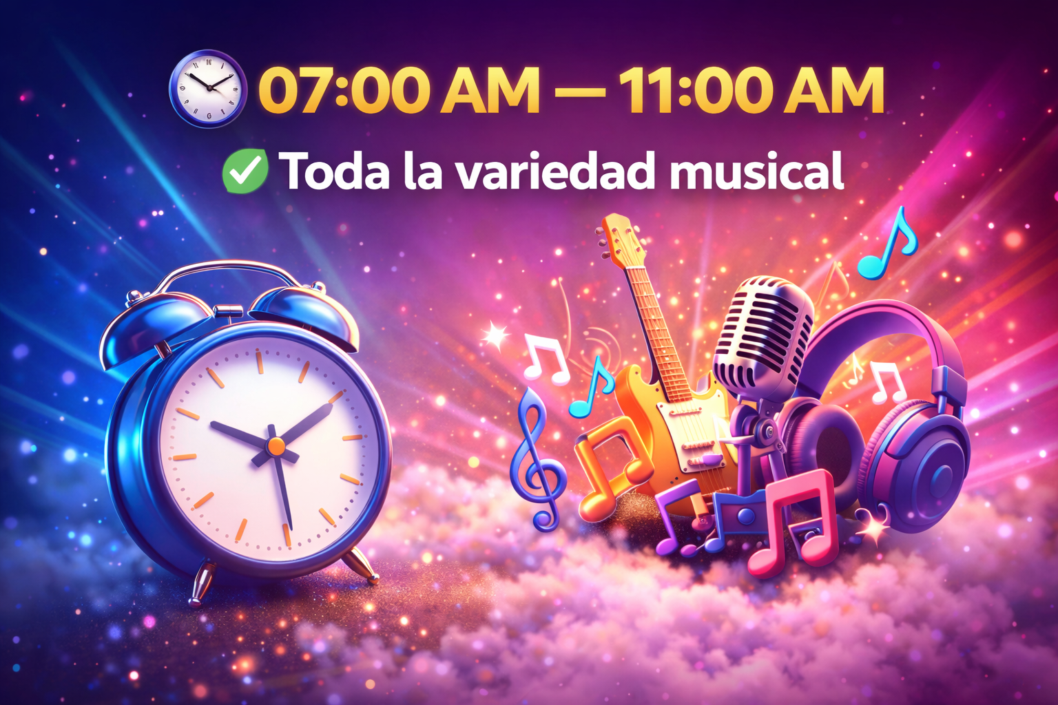 Toda la variedad musical